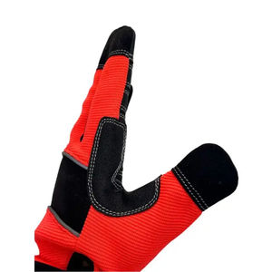 Gants de mécanicien Gants de sécurité réfléchissants en cuir de chèvre avec écran tactile anti-dérapant Logo personnalisé Gants en cuir résistants aux coupures - Product Image 5