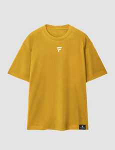 Nouveauté 180g T-shirts tricotés en coton personnalisés à épaules tombantes Streetwear T-shirts surdimensionnés OEM Logo imprimé pour hommes femmes solides - Product Image 6