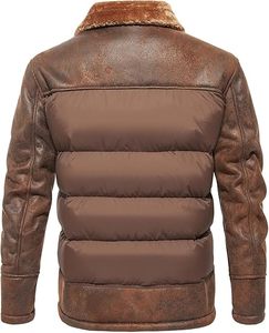 Veste matelassée à col montant pour homme, design à bulles personnalisé, élégante et confortable, en tissu canvas, best-seller pour l'hiver, vente en gros - Product Image 4