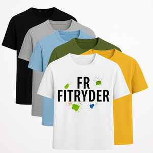 Customizable 100% Cotton <b>Men's</b> T-<b>Shirt</b> Oversized Plain Short Sleeve Essentials <b>Collarless</b> Design Thick Short Stock Collection - Product Image 1