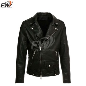 Chaqueta de Cuero Genuino de Primera Calidad, Diseño Superior, Última Moda, Estilo Urbano, Portátil, Personalizada - Product Image 1
