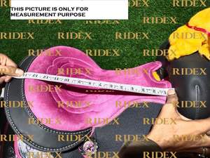 ADEEFA Selle anglaise synthétique de qualité supérieure de 10'' à 18,5'' pour courses de chevaux Équestre - Product Image 3