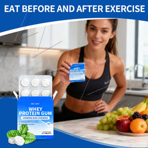 Özel Whey <span class=keywords><strong>Protein</strong></span> Çiğnenebilir Şekerleme Sakızı OEM ODM Özel Etiket Enerji Takviyesi - Product Image 2