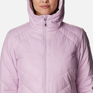 Veste d'hiver réversible mince pour femmes coupe-vent imperméable respirant toile courte Polyester ouate capuche dames chaud - Product Image 2
