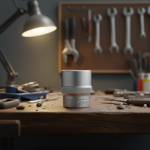 Hazet 3/8'' 6-Point Square <b>Socket</b> with Traction Profile and Knurling - Product Image 3