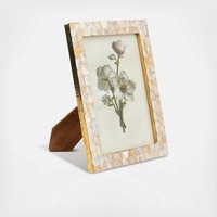 Cadre photo carré vertical léger et réglable fait main en nacre, logo personnalisé, 2 couleurs, de luxe pour la maison, vente en gros
