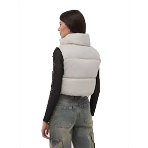 Nueva alta calidad, superventas, chaquetas sin mangas para mujer, cuello levantado, ligero, con cremallera, chaleco acolchado, chaqueta para hombre - Product Image 3