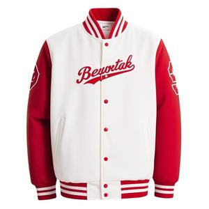 Factory Customized Logo <b>Light</b> Sports Bomber Outfit Personalized Baseball Letterman Jackets Plus Size Men Baseball Coats - Product Image 6