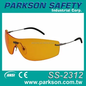 Lightweight Safety <b>Sunglasses</b> Thin Legs ANSI Z87.1 CE EN166 <b>Polarized</b> PC Lenses Frameless Anti-Scratch Impact Resistance SS-2312 - Product Image 3