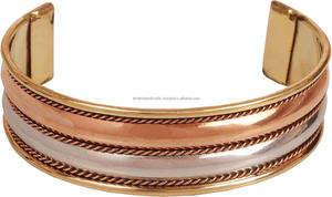 Pulsera de cobre magnética energinox cobre natural para mujeres y niñas artículos de fiesta brazalete de mano a precio asequible por LUXURY CRAFTS - Product Image 4