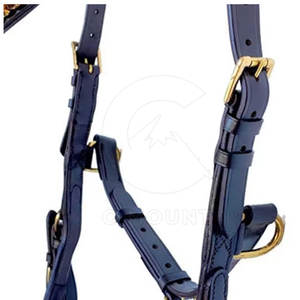 บังเหียนหนังม้าปรับได้แข็งแรงทนทานหนังแฮนด์เมดสำหรับขี่ม้า - Product Image 4