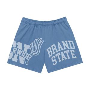 Pantalones cortos de baloncesto transpirables de secado rápido de alta calidad de poliéster de malla para hombres, ropa informal personalizada, pantalones cortos de playa - Product Image 2