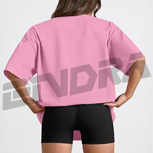 Camisetas de gran tamaño y ajuste relajado perfectas para el uso diario algodón suave sensación cómoda estilo minimalista camiseta de moda moderna esencial - Product Image 1