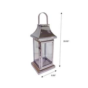 Farol de Piso Elegante, Portavelas de Mesa Navideño, Decoración Navideña para Interiores y Exteriores, Fiestas, Decoración de Año Nuevo, La Mejor Calidad - Product Image 2