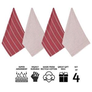 ผ้าเช็ดครัวลายทางผ้าลินินผสมฝ้ายคุณภาพสูงสีตามสั่ง ปี 2026 ขายส่ง เป็นมิตรกับสิ่งแวดล้อม แห้งเร็ว บริการ OEM จัดหาจำนวนมาก - Product Image 3