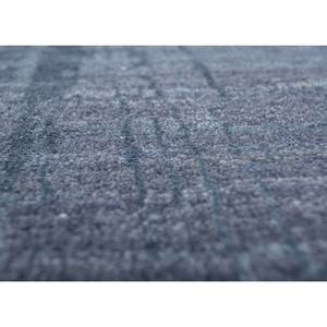 Alfombra Rectangular Kavi Blue Free Verse de Lana y Seda de Bambú Anudada a Mano de 10 mm para Sala de Estar, Hecha a Mano para Uso en Pasillos - Esk-376 - Product Image 3