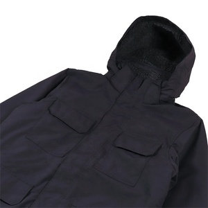 Top Quality Custom Made Polyester Parka <b>Jacket</b> for <b>Men</b> Winter Wear Comfortable Stylish Hooded Outerwear with Multiple Pockets - Product Image 4