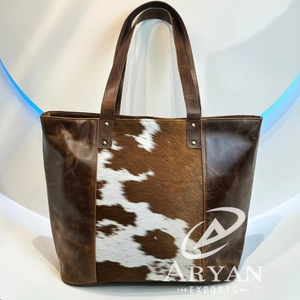 Fabricante de bolsos al por mayor de moda vintage de alta calidad de gran capacidad de cuero genuino bolso de hombro para las mujeres - Product Image 1