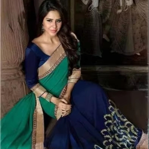 El último diseñador de moda Georgette Sare Exclusive Fancy Premium Quality Indian Pakistani Ethnic Wear para nupcial Classic Party Wear - Product Image 1