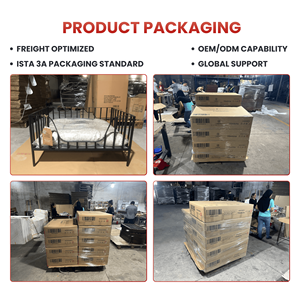 Lit pour chien surélevé en bois d'acacia, design minimaliste scandinave, lit pour animaux de compagnie surélevé pour l'intérieur, mobilier moderne pour animaux de compagnie personnalisable - Product Image 6