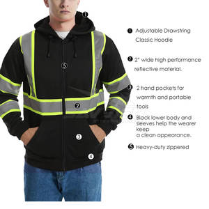 Sudadera de Seguridad Más Vendida, Nueva Sudadera de Seguridad Ligera de Alta Visibilidad - Product Image 4