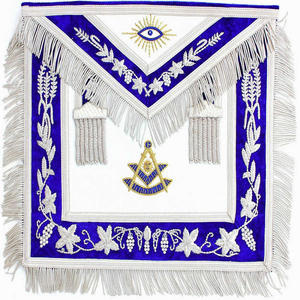 Delantal de portador estándar Artesanal de cuero hecho a medida Freemason Master Mason Grand Lodge bordado Regalia personalizable Masonic - Product Image 1