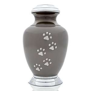 Urna con estampado de pata conmemorativa, recuerdo de cenizas, tarros de Metal hechos a mano, personalizables, las últimas urnas de cremación para mascotas para cenizas, estilo único 2025 - Product Image 3