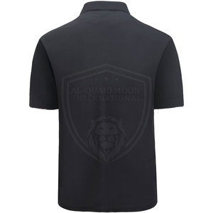 Service OEM T-shirt polo personnalisé pour hommes en bas quantité minimale de commande Marque privée T-shirt polo en coton à manches courtes - Product Image 2