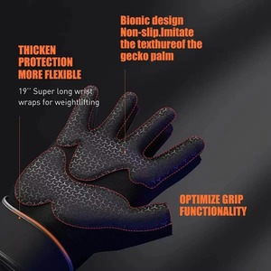 Gants d'entraînement d'haltérophilie Offre Spéciale avec support de poignet personnalisés Fitness haltérophilie hommes femmes gants de gymnastique pour produits unisexes - Product Image 5