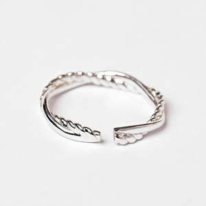 Anillos de Plata de Ley 925 de Primera Calidad para Mujer, Chapados en Rodio, con Incrustaciones de Ónix, Diseño para Parejas - Product Image 5