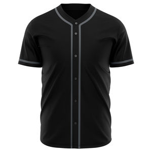 100% poliéster transpirable béisbol Softball Jersey totalmente sublimación conjunto de ropa deportiva con diseño liso y logotipo personalizado - Product Image 3