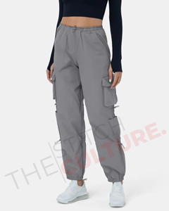 Pantalones Deportivos de Primera Calidad, Color Sólido, Gruesos, Unisex, con Cordón, Pantalones Deportivos Holgados para Hombre, Fabricante de Ropa, Suministro al por Mayor - Product Image 2