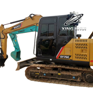 Oferta Especial: Excavadora Hidráulica SANY SY75 de 7.5 Toneladas, Modelo 2023, Motor y Bomba, Capacidad de Cucharón de 0.3m, en Venta - Product Image 1