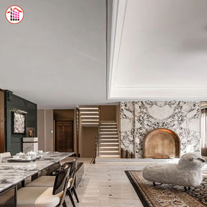 Diseño moderno personalizar mármol cocina encimera Fondo pared Calacatta <span class=keywords><strong>Viola</strong></span> Rosa losa de mármol - Product Image 2