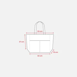 Borsa Tote Promozionale in Cotone Riciclato Sostenibile ed Ecologica - Product Image 2