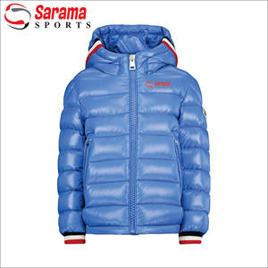 Vestes matelassées à capuche pour hommes, couleur unie, brillantes, style crop, OEM personnalisées, pour l'hiver - Product Image 1