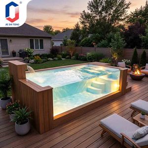 Piscina Elevada de Fibra de Vidrio para Niños y Adultos, Resistente a los Rayos UV, Duradera, para Exteriores - Product Image 1
