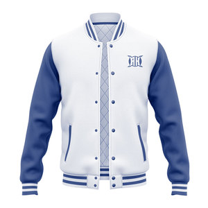 Chaquetas de Béisbol Personalizadas con Diseño Moderno, Tejido de Poliéster Transpirable, Mangas Largas, Cierre Frontal, Resistentes al Viento - Product Image 1