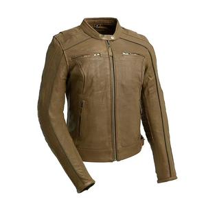 Chaqueta de Cuero para Motociclistas, Diseño Personalizado y Marca Propia, Proveedor OEM, Estilo 2026 con Protección - Product Image 1