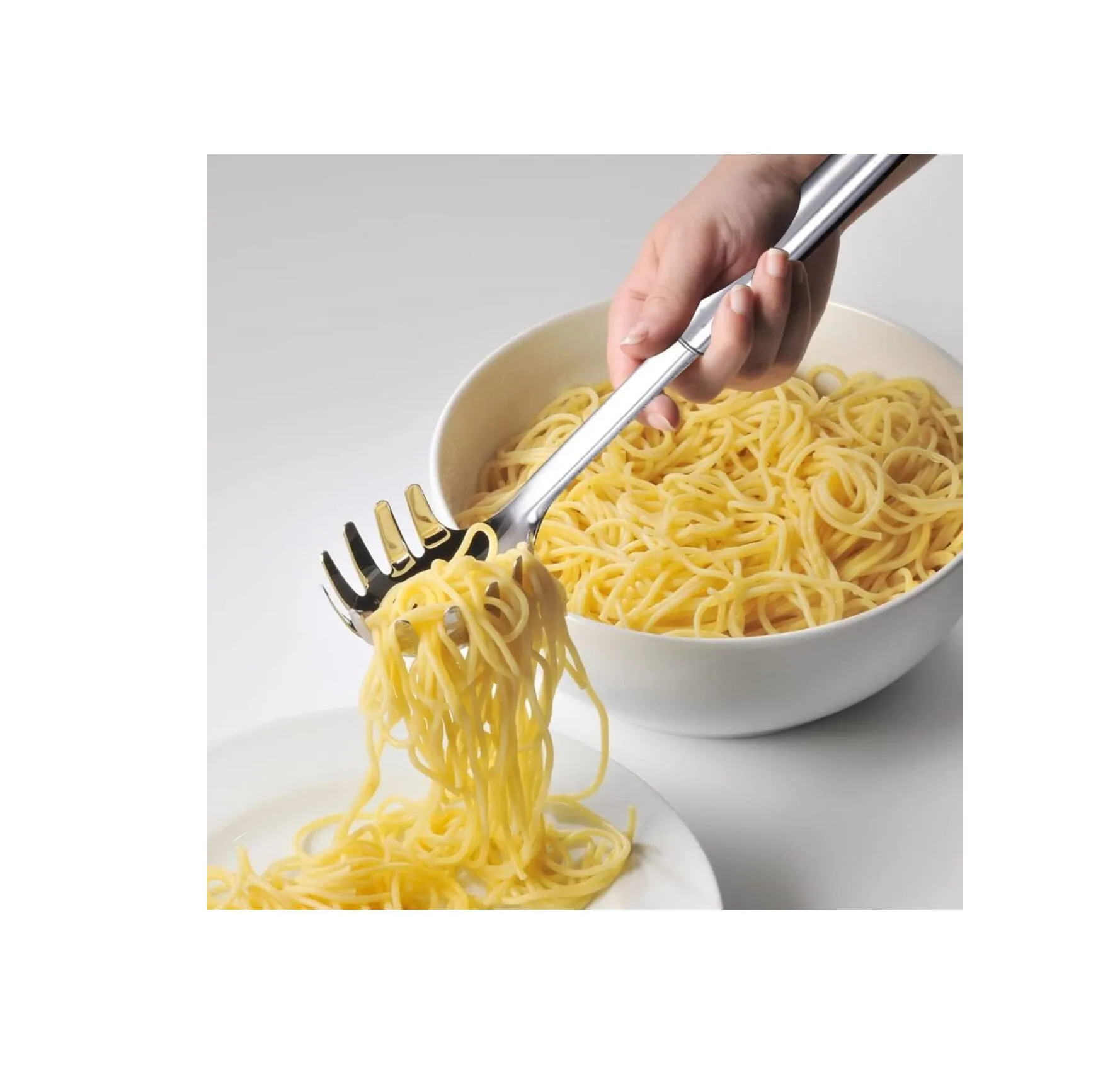 Medidor De Pasta De Acero Inoxidable - Para Porciones Precisas De 1 A 4 Personas, 18x6 Cm