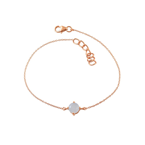 Pulsera de Plata de Ley 925 chapada en oro Vintage de moda con piedras preciosas CZ Accesorios en stock listos Joyería de regalo a precio barato - Product Image 3