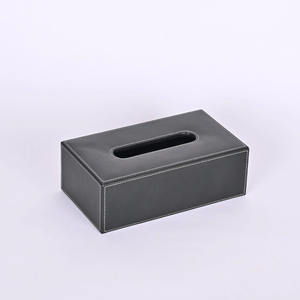 Leather Tissue Box <b>Napkin</b> Holder Container Dining Table Decor Home Car <b>Napkin</b> Holder <b>Personalized</b> Organizer Best Quality - Product Image 2