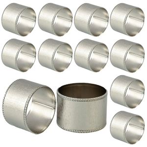 Anneaux de serviette en métal pour sapin de Noël, plaqués or, émail, boucles de serviette de Noël pour la décoration de table de fête de Noël, en vente - Product Image 4