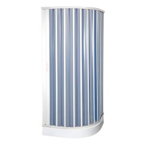 Negrari Box doccia reversibile 78-90x78-90 misure con soffietto in PVC semicircolare e guide estensibili - Product Image 3