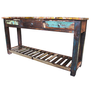 Mesa de consola de madera maciza, sala de estar - Product Image 3