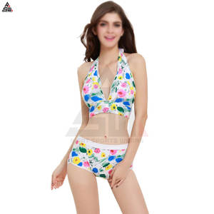 Nouvelle conception de maillot de bain pour femmes, vente en gros, personnalisable, haute qualité, 100% polyester, respirant, séchage rapide, imprimé par sublimation - Product Image 4