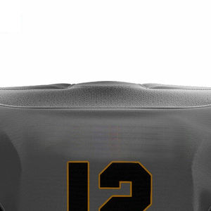 2025 camisetas de fútbol grises personalizadas a la moda de manga corta para hombres, camiseta de fútbol americano, servicio OEM disponible - Product Image 5