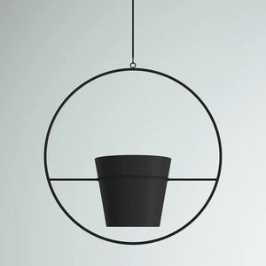 Modern Metal Planter Indoor and Outdoor Spaces Strong and Durable for Displaying Plants <b>Herbs</b> Flowers Garden Application - Product Image 1