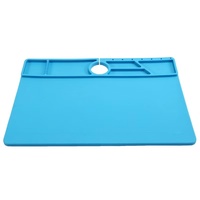 Pistolet à chaleur résistant à la chaleur Station de soudage BGA coussin isolant PCb outil de réparation tapis de bureau tapis de Microscope Silicone