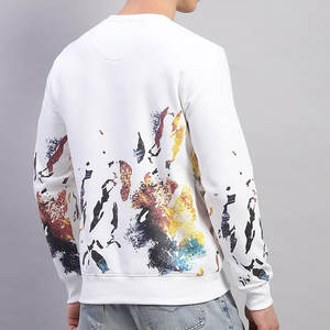 OEM hombres de algodón mezclado Sudadera con cuello redondo elegante todos los días de la calle estilo clásico hombres sudadera - Product Image 4